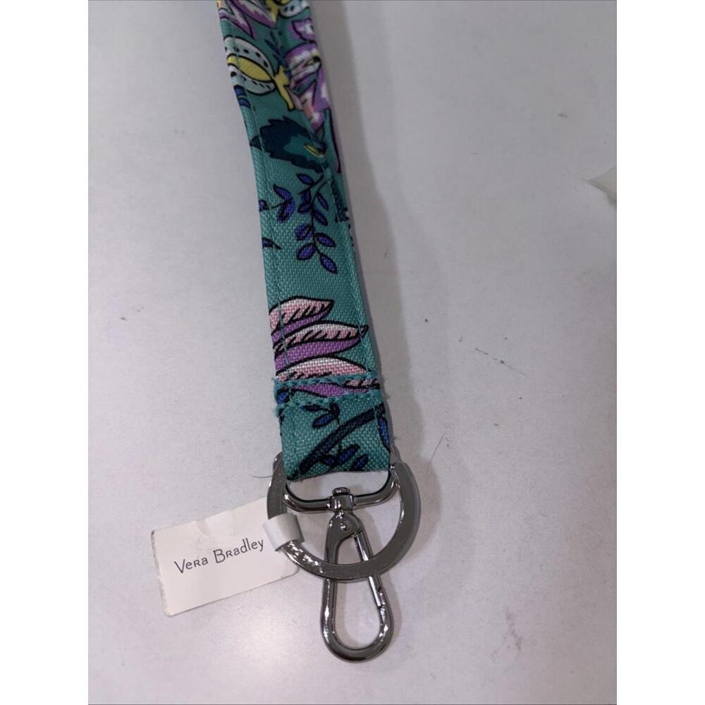 Vera Bradley Lanyard New‎ With Tags Silver Keyring Brand New Perfect